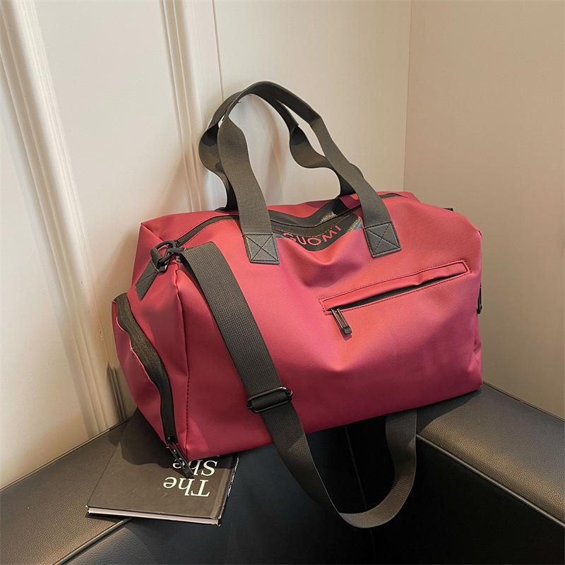 Women's Small Travel & Gym Bag with Dry/Wet Separation, Perfect for Short Trips & Sports.