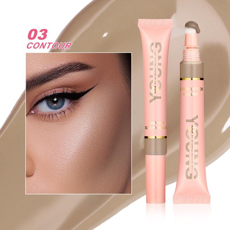YOUNG VISION Liquid Air Cushion Blush Highlighter Pearlescent and Fine Blush Liquid Easy To Handle and Carry