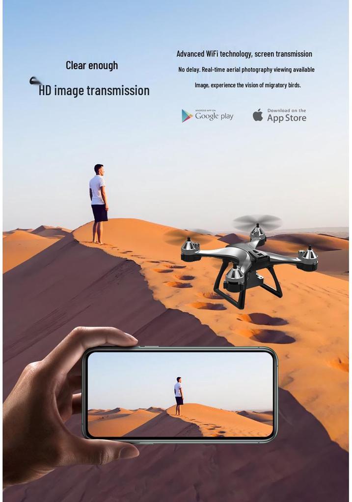 HD-Luftaufnahmendrohne: Pro Quadcopter Fernbedienung Trainingshubschrauber Spielzeug