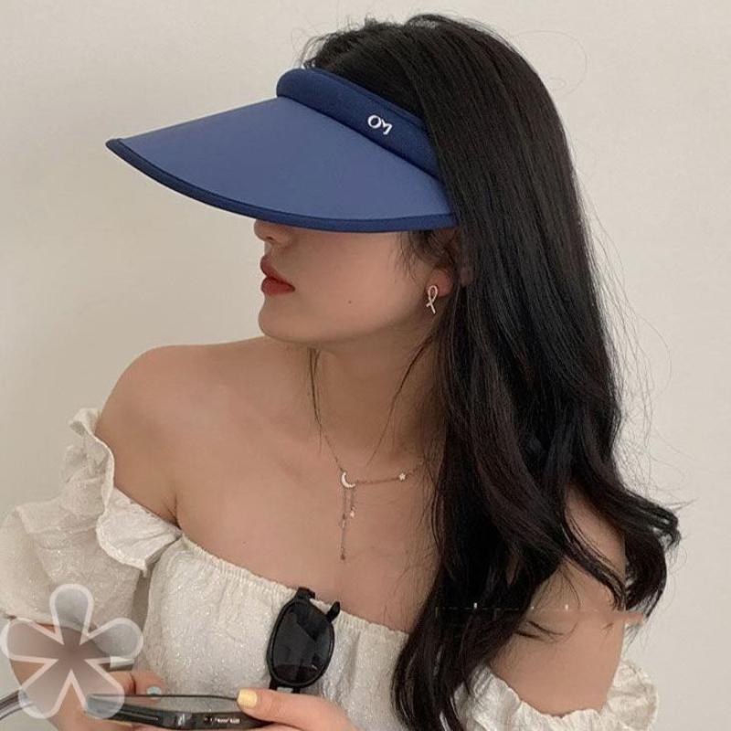 UV Protection Hat Summer Korean Style Sunshade Sunscreen Hat Empty Top Hat Women Casual Hat Trendy Outdoor Sun Hat