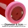1 pièce 8,5 cm 21 g 15 couleurs Fileté Silicone Souple Couvercle de Fond de Tasse Anneau Manchon Gaine Résistant à l'Usure Antidérapant Bonne Résistance