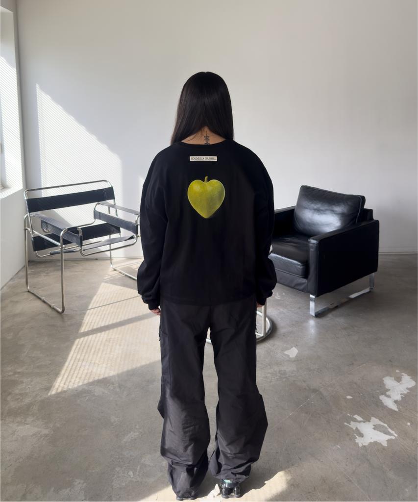 Solnelliagabeuliel Papaya Flesh/Crop Loose Fit Long Sleeve