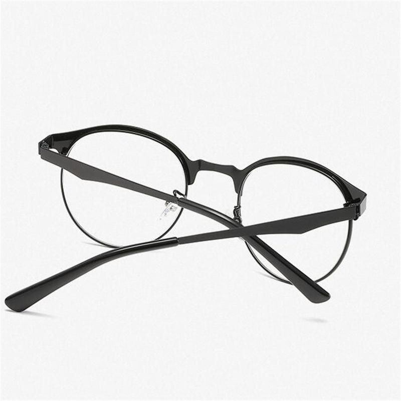 Metal Steampunk Student Prescription Eyeglasses For The Nearsighted Women Men Oval Myopia Spectacles Diopter 0 -0.5 -0.75 To -6.0