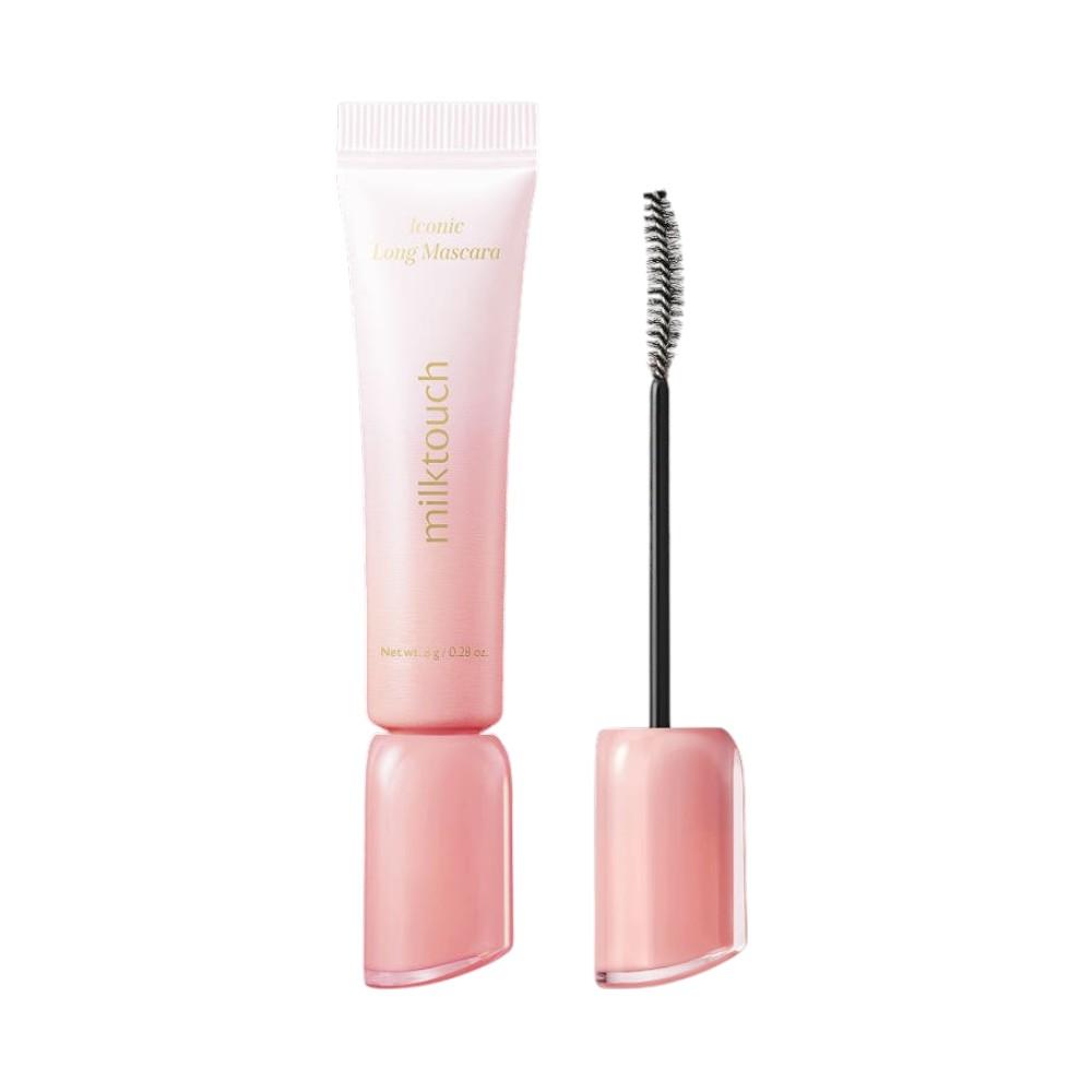 Milk Touch All Day Perfect Long Lash Iconic Long Mascara Ash Pink Smudge Proof Eye Makeup 8g