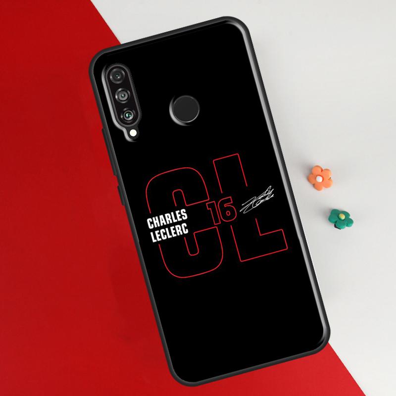 Charles Leclerc 16 F1 Case para Honor 50 8X 9X 10i Capa para Huawei P30 P40 Lite P50 P20 Pro P Smart 2019 Nova 5T
