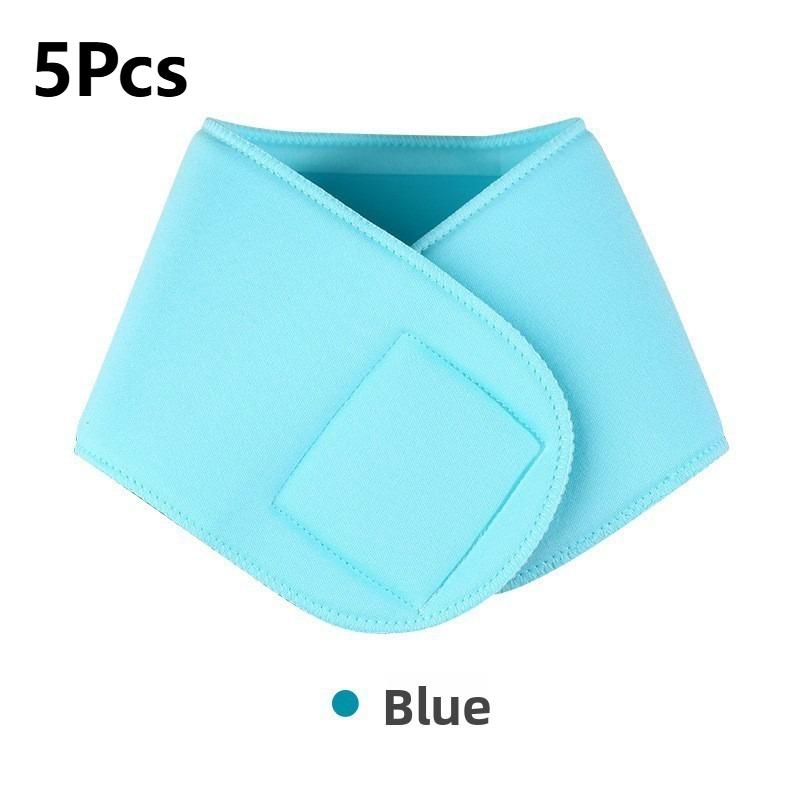 5Pcs Silicone Nursing Neck Pad Strap Tightening Reusable Gel Spa Neck Mask Moisturizing Nourishing Neck Lift SkinCare Wholesale