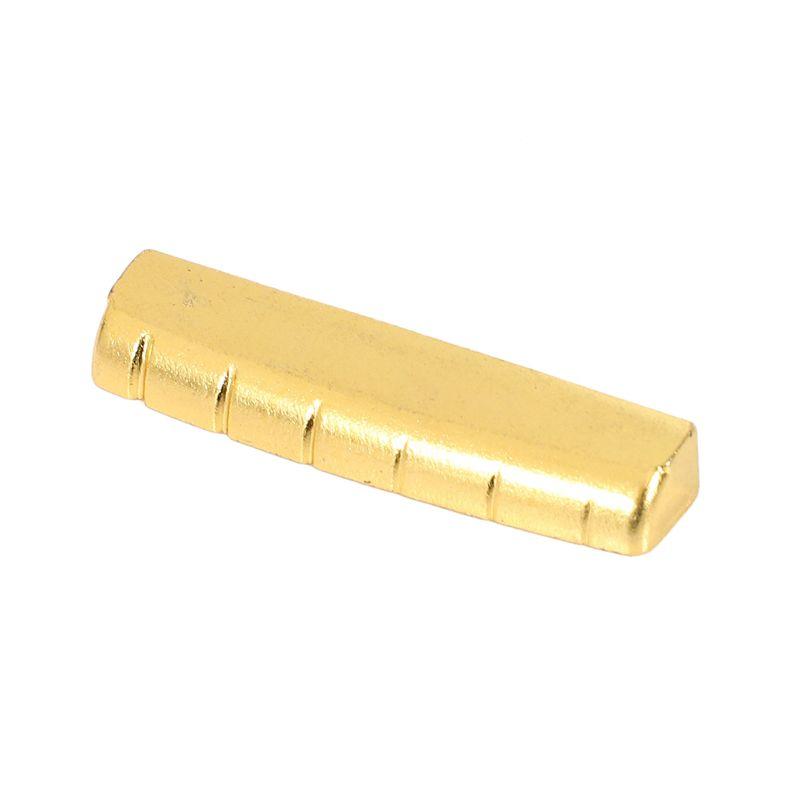 Classy-4X Guitar Brass Nut For Acoustic Or Les Paul,Gold