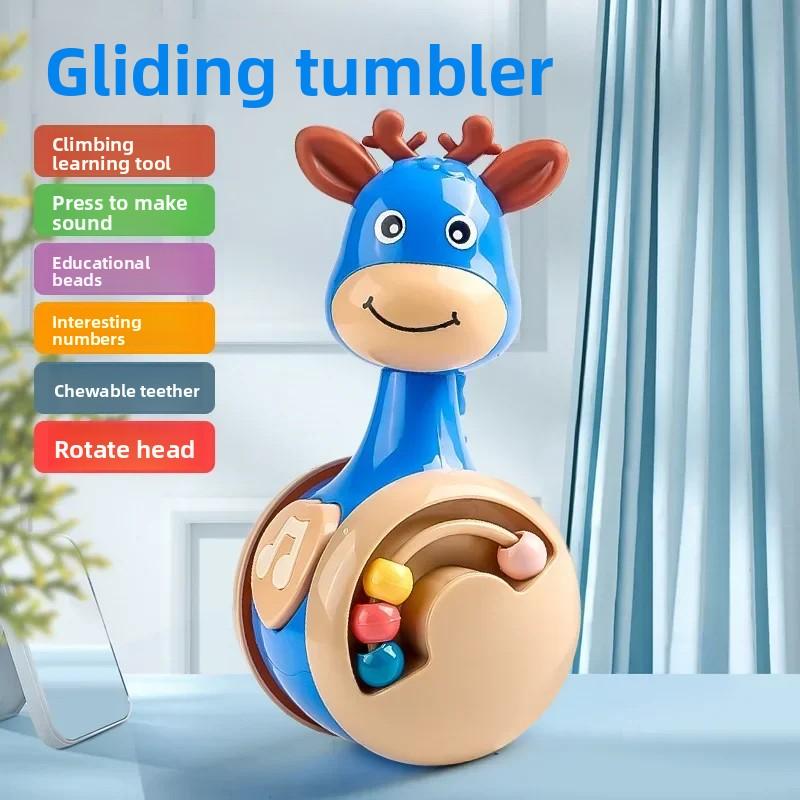 Becher-Wackel-Spielzeug für Baby Jungen Mädchen - Perfekt zum Klettern Lernen Frühe Bildung! Stehaufmännchen Babyspielzeug 6 bis 12 Monate