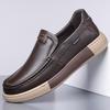 Spring and Autumn New Loafers Men's Fashion Versatile Lazy Shoes Men's Doudou Shoes Casual Leather Shoes Men's