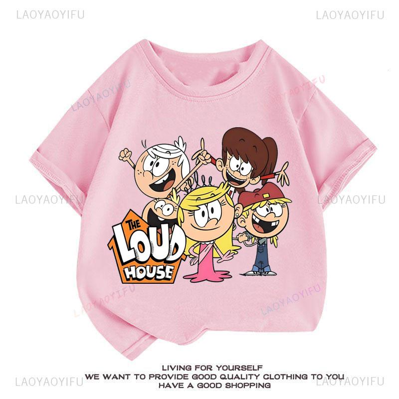 The Loud House TShirt New Fashion Anime Cartoon Comedy Popular Shirts Good Idea Birthday Gifts Y2k Clothes Cotton Tees