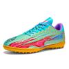Mens Womens High-Cut Soccer Cleats Training Match On Grass Fields Rubber Sole Anti-Slip Football Shoes