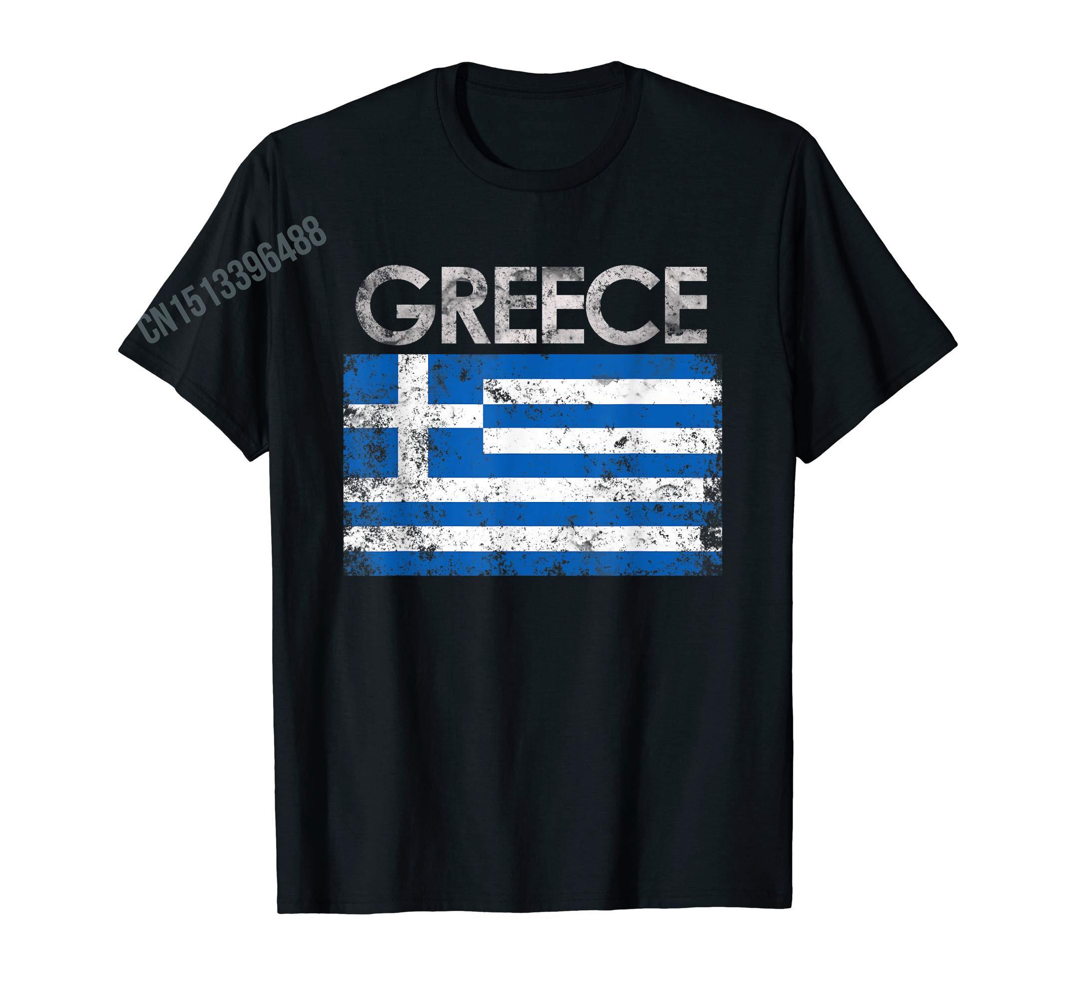 More Design Greece Greek Flag Hellas Souvenir Gift TShirt Map For Men Women T Shirt Tops Cotton Tees S