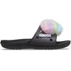 Crocs Classic Fur Sure Plush Simple Casual Slide Sandals Women Sandals Black 207406-001
