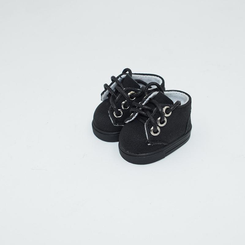 EXO 20CM Cotton Doll Shoes: Leather Shoes for Dali Li 6-Point BJD, Size 4.8x2.8CM