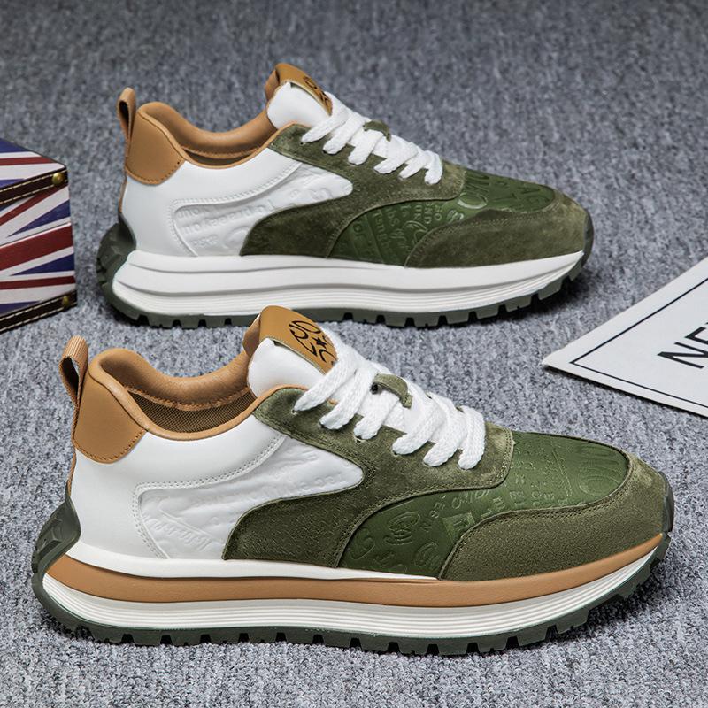 Autumn New Thick-soled Heightened Wear-resistant Outdoor Casual Sports Shoes