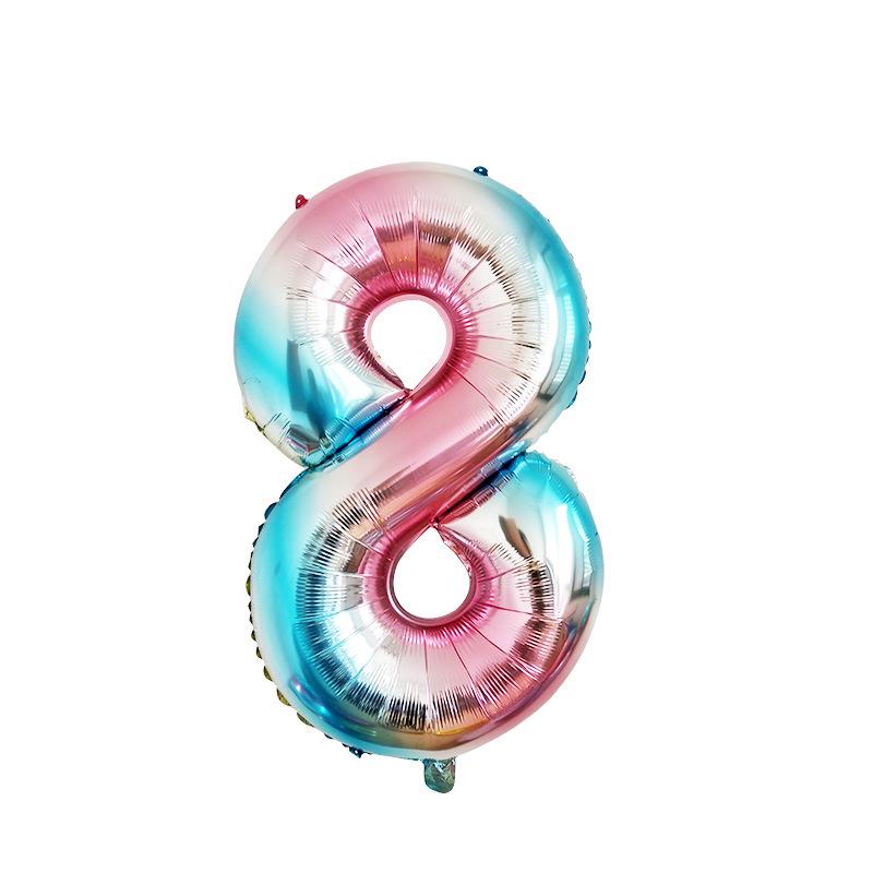 Globos de Aluminio con Número de 40 Pulgadas (EE. UU.) - Decoración de Fiesta