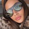 New Small Frame Toad Round Sunlasses for Women Fashion Outdoor Sunshade Eyewear Men Uv400 Luxury Brand Design Eyeglass