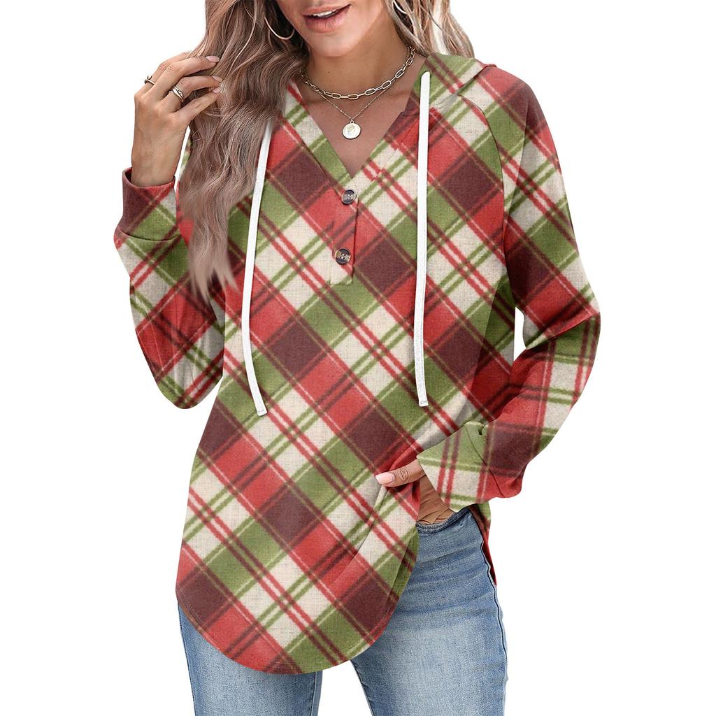 Women's Fashion Women's Lightweight Long Sleeve Pullover With Pockets Preppy Graphic Hoodie
