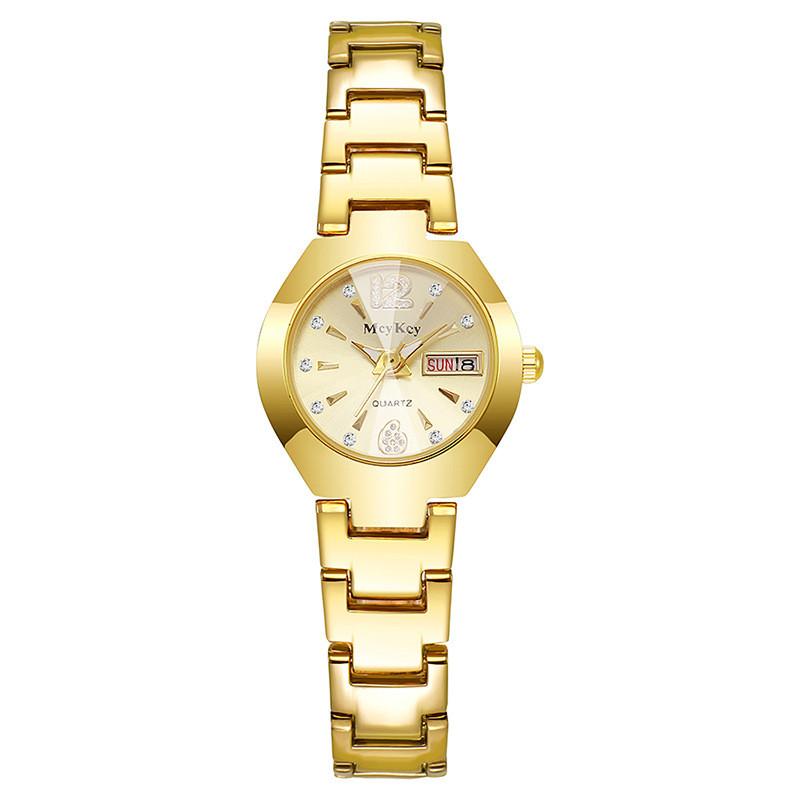 Tungsten Steel Mens Quartz Watch With Calendar Waterproof For Business Use