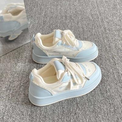 Vielseitige und Nischen-Sneaker für Damen, Neue Schuhe mit dicker Sohle, Niedliche Schuhe