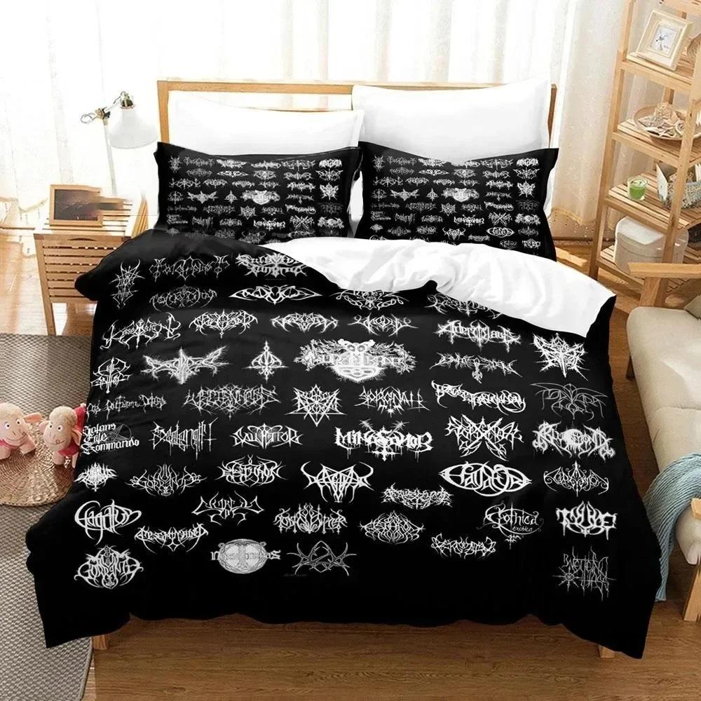 3D Printed Burzum Bedding Set Duvet Cover Bed Set Quilt Cover Pillowcase Comforter king Queen Size Boys Adult Bedding Set
