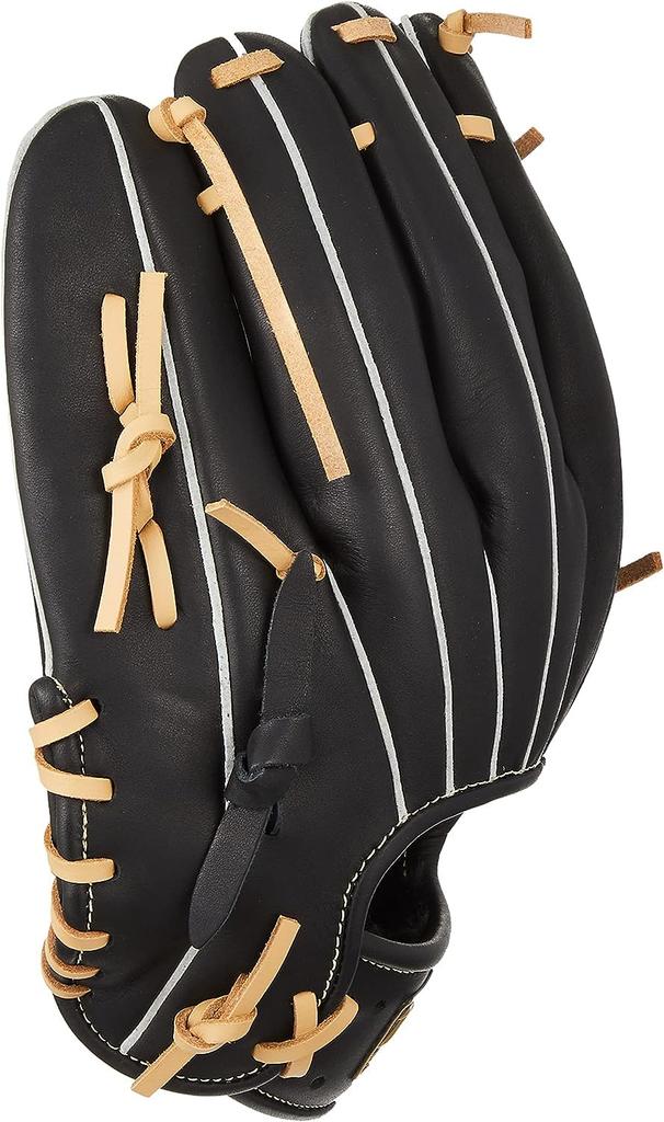 ZETT Fine Play Soft Baseball Black X Pastel BRGB35370Z All-Around Glove, Brown, Right-Handed Throw,