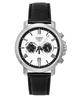 Casio Orologio da Uomo Analogico al Quarzo con Cronografo, Cinturino in Pelle, Quadrante Bianco, BMS-500L-7A