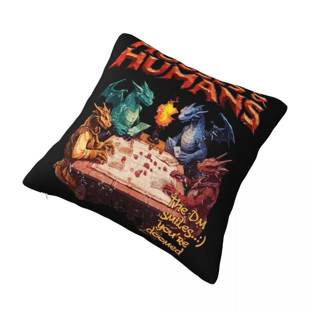 Home Decorations House And Humans Pillowcases Stuff Dungeons and Dragons Pillow Cover Square Multi Size