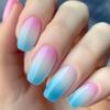 24 Piezas Diseño de Perlas Longitud Media Ballet Cobertura Completa Cuadrado Uñas Postizas Puntas de Uñas Falsas Set de Manicura