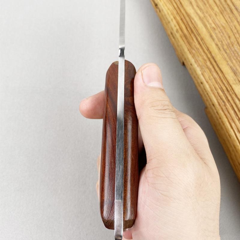 Stainless Steel Boning Knife Butcher Fish Fruit Vegetable Cutter Cleaver Kitchen Knives with Sheath