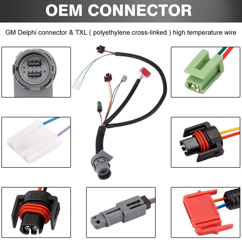 4L80E Internal Transmission Wire Harness with Temp Sensor for GM 4L80E 4L85E MT1 MN8 Auto Transmissions 1991-2003 for Chevrolet for GMC 24241218