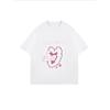 White Oversized T Shirt With Pink Pcmv Panda Graphic And Text For Casual Wear