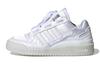 Originals FORUM Synthetic Leather Abrasion Resistant Low Top Kids' Skateboarding Shoes White H68194