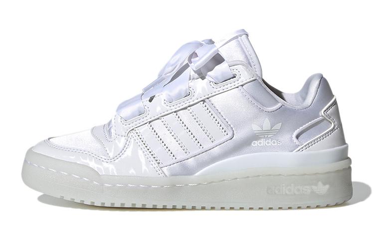 

Adidas Originals FORUM Synthetic Leather Abrasion Resistant Low top Kids Skateboarding Shoes White H68194 40