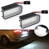 1 Pair LED License Plate Lights Lamp for Fiesta Focus KUGA Replacement Rear Tail License Lamp Assembly
