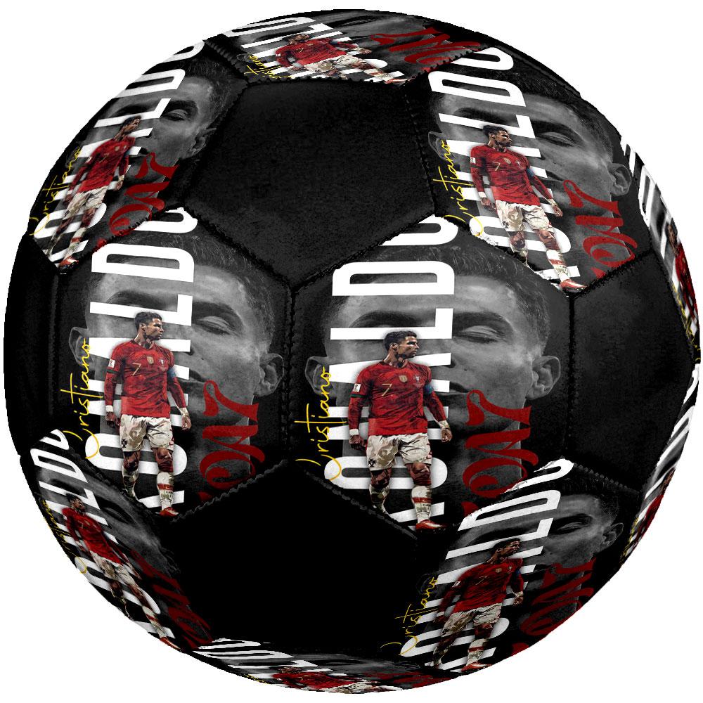 1 pz Pallone da Calcio Cristiano Ronaldo Taglia 5 Pallone da Calcetto Indoor alla Moda Colorato Gioco in Giardino - Ottimo Regalo per gli Appassionati di Sport HE46