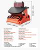 Oscillating Belt and Spindle Sander, 2000RPM Benchtop Spindle Sander with 16mm Stroke, 5 Sleeves (12.7-50.8 mm) & 610 x 98 mm Sanding Belt for
