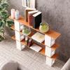 Solid Wood Mini Cabinet Bookshelf Model Dollhouses Accessories For Bedroom Kitchen Living Room Tiny House Decoration