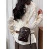 Fashion Women Small Round Pu Crossbody Bag With Zipper Closure For Casual Use