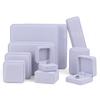 High-end rounded velvet jewelry box, jewelry ring box, pearl necklace and earrings box, bracelet jewelry packaging box