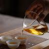 Japanese Style Triangle Shape Glass Fair Cup Tea Pitcher Heat Resistant Chahai Tea Ceremony Tea Mug  Kung Fu Tea Set Accessories