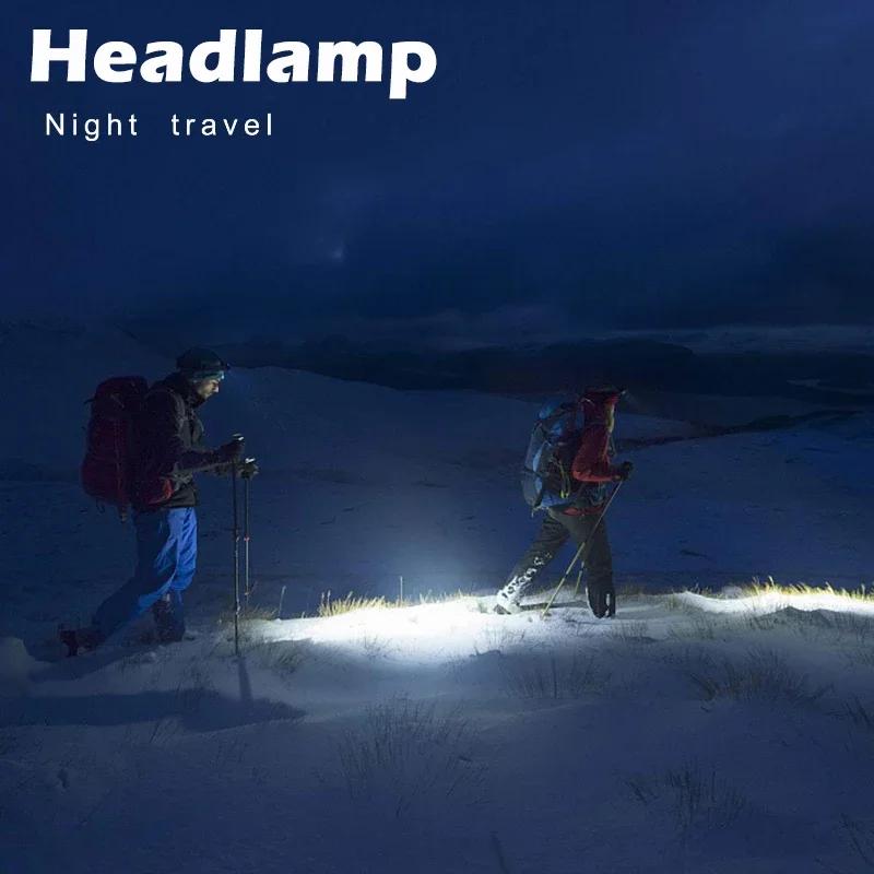 Výkonná dobíjecí svítilna pro rybaření Led čelovka Nitecore Campingové světlomety Lovecká baterka Turistika Přední lucerny