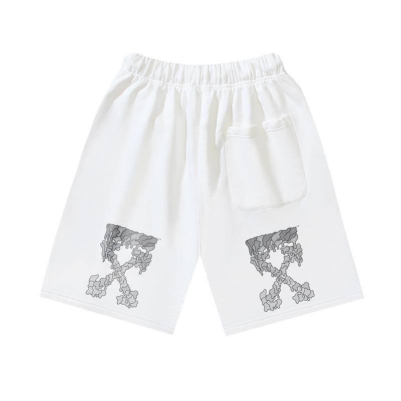 1213 Off-White 2025 Spring/Summer New OW Dissolved Arrow Printed Men's and Women's Casual Loose Shorts