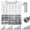 880pcs M2 M3 M4 M5 Cup Head Screws Bolts for Hardware Manufacturing Industry