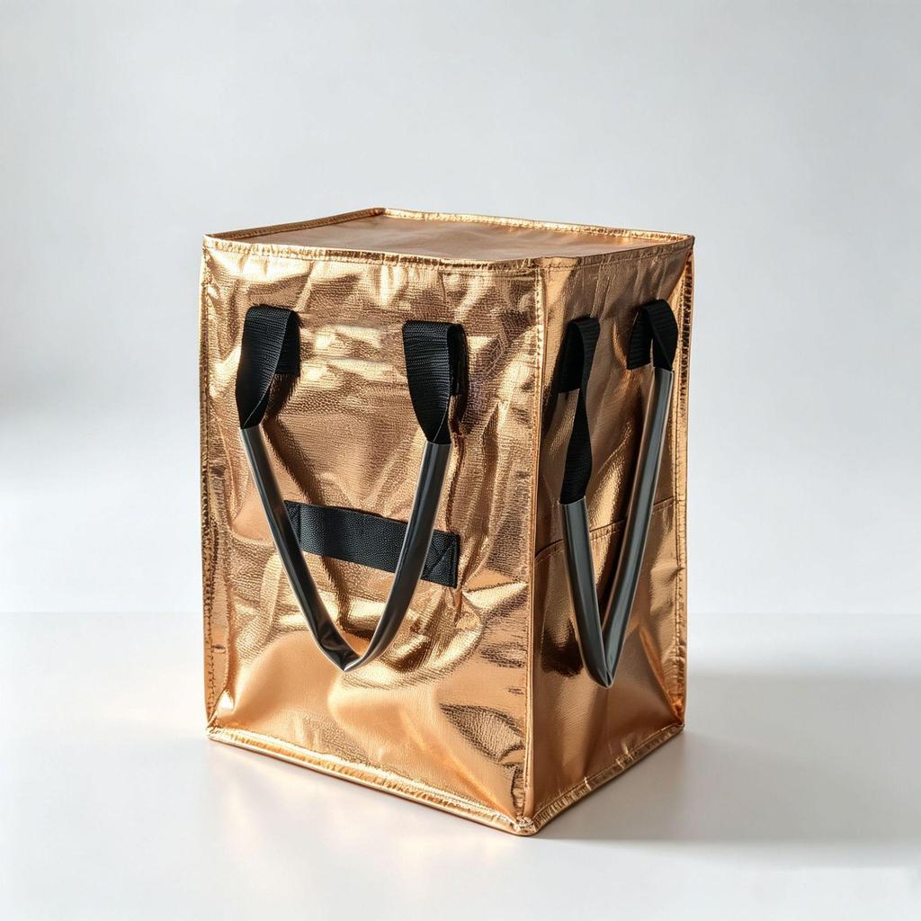 HULKEN Faltbarer Trolley-Tasche mit Rädern - Große Kapazität Reißverschluss Einkaufswagen-Tasche