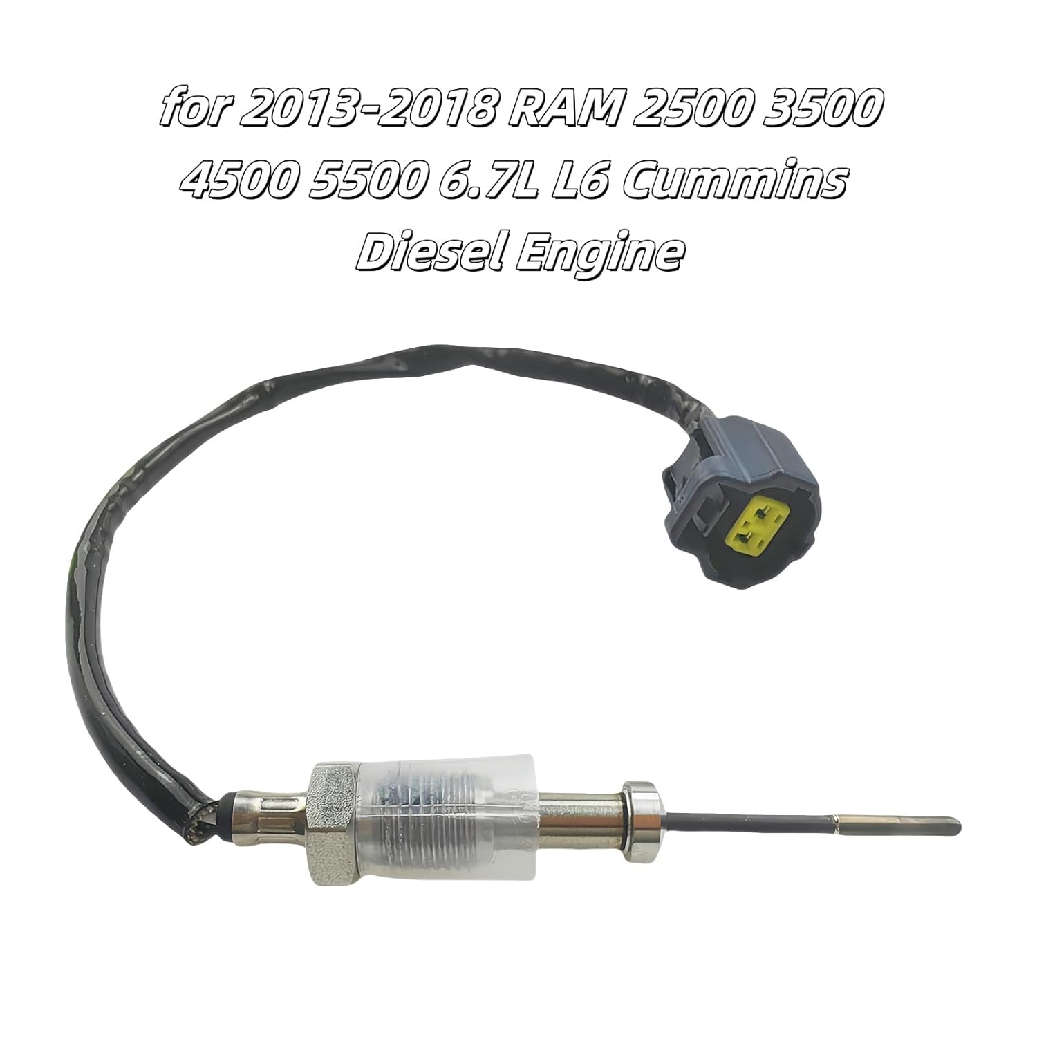 

68085774AB Exhaust Gas Temperature EGT Sensor for Dodge Ram 2500 3500 4500 5500 Cummins 6.7L
