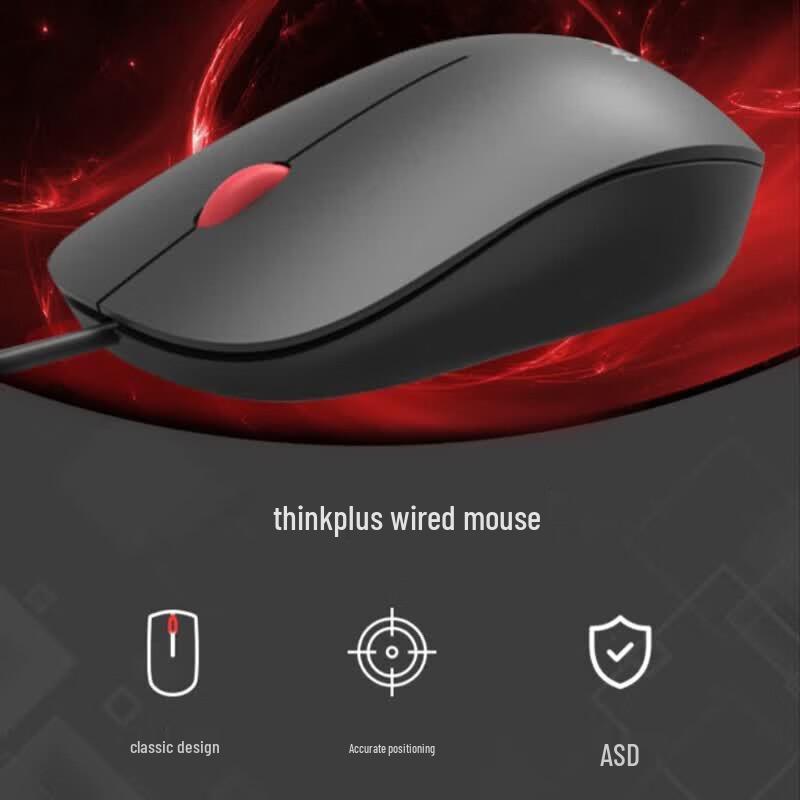 ThinkPad Thinkplus USB Wired Office Mouse