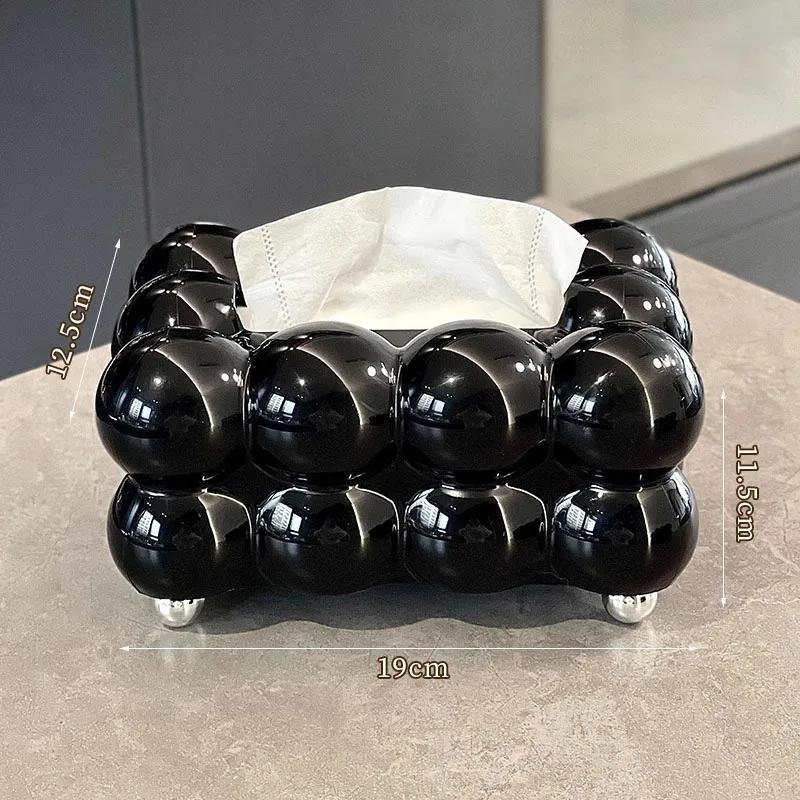 INS Style Marshmallow Tissue Box Korean Style Cute Removable Tissue Box Desktop Decorative Supplies for Home Napkin Holder