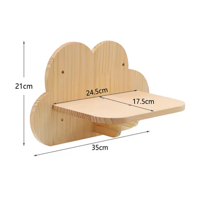 

Cat Climbing Shelves Cloud Shaped Shelf Steps Wall Mounted Pet Furniture Bed for Kitten Sleeping Gym Cat Tree Steps Accessories