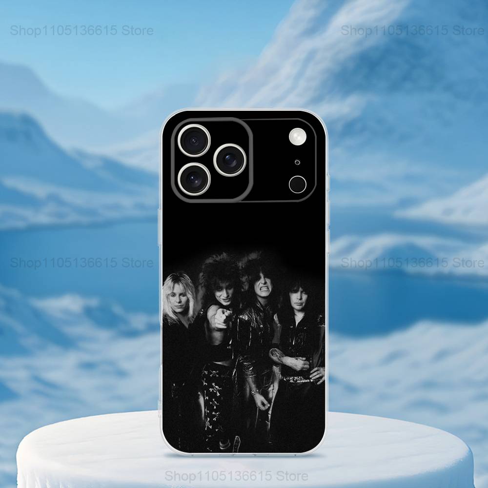 

Band M-MOTLEY C-Crue Rock For iPhone 16,13,12,11,17,14,15,Pro,Max,Plus,X,XS,XR,SE,Mini Transparent Soft silicone Case iPhone13mini